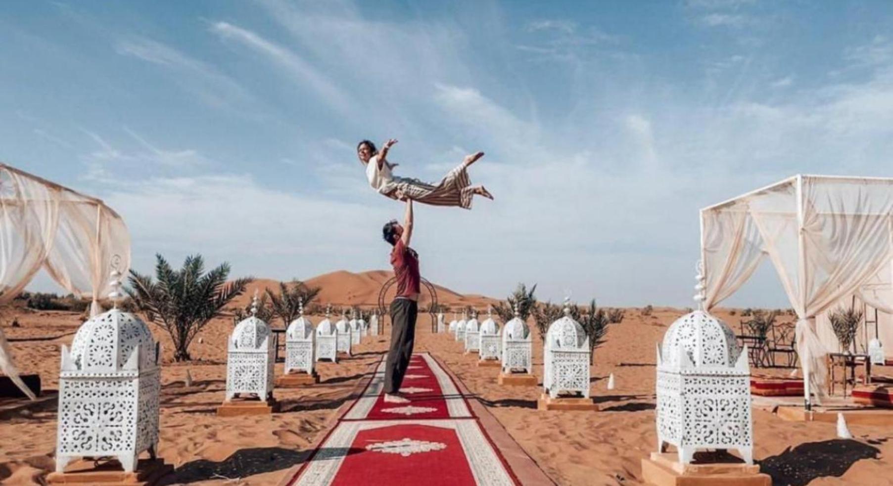 Luxury Bedouin Camp Panzió Merzuga Kültér fotó
