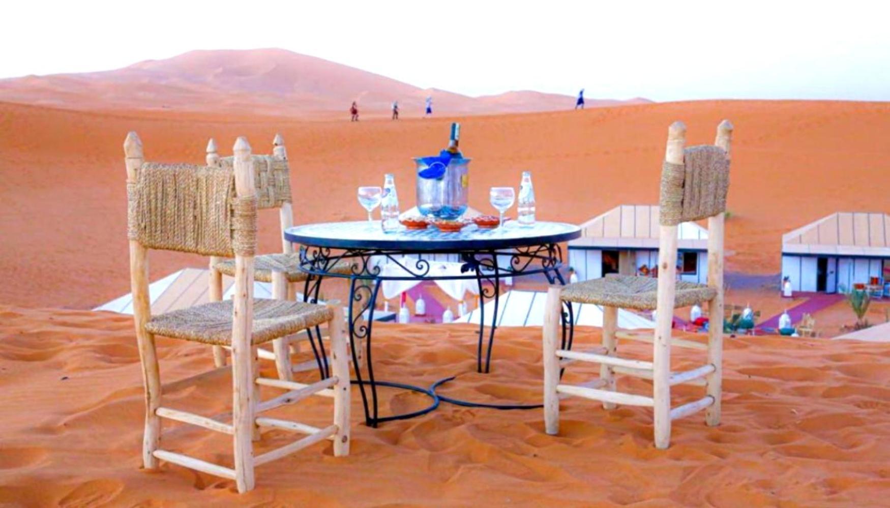Luxury Bedouin Camp Panzió Merzuga Kültér fotó